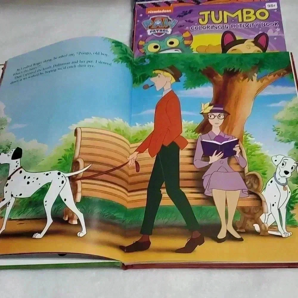 Book 101 Dalmatians +4 coloring books